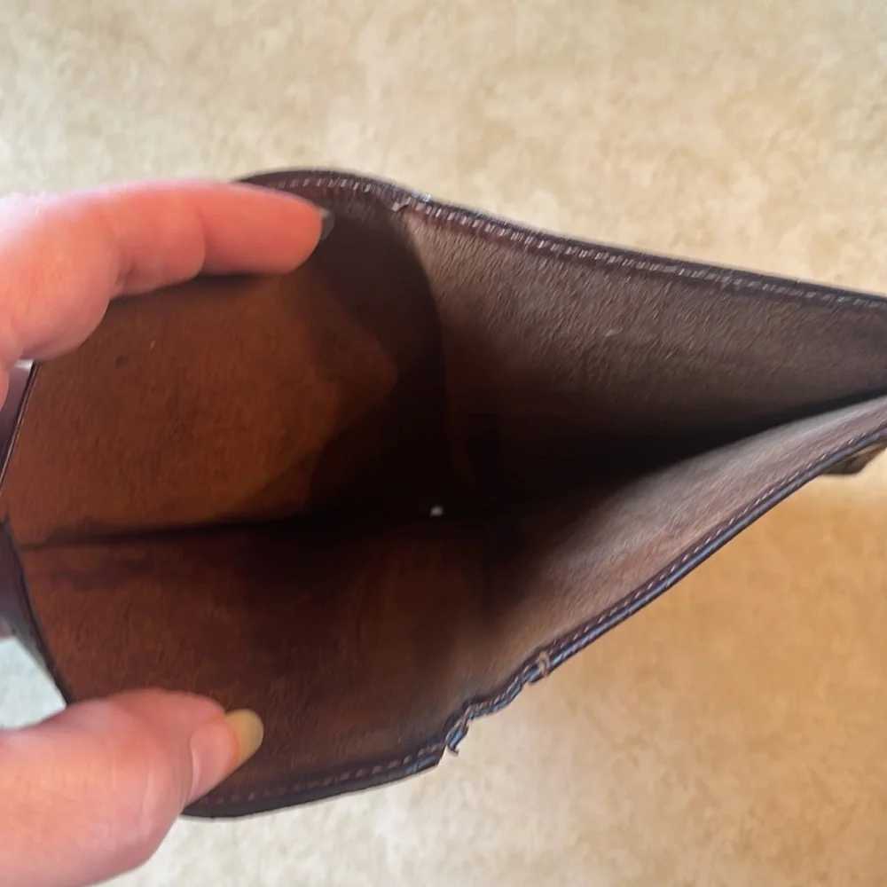Coach Bi-Fold Brown Leather Wallet